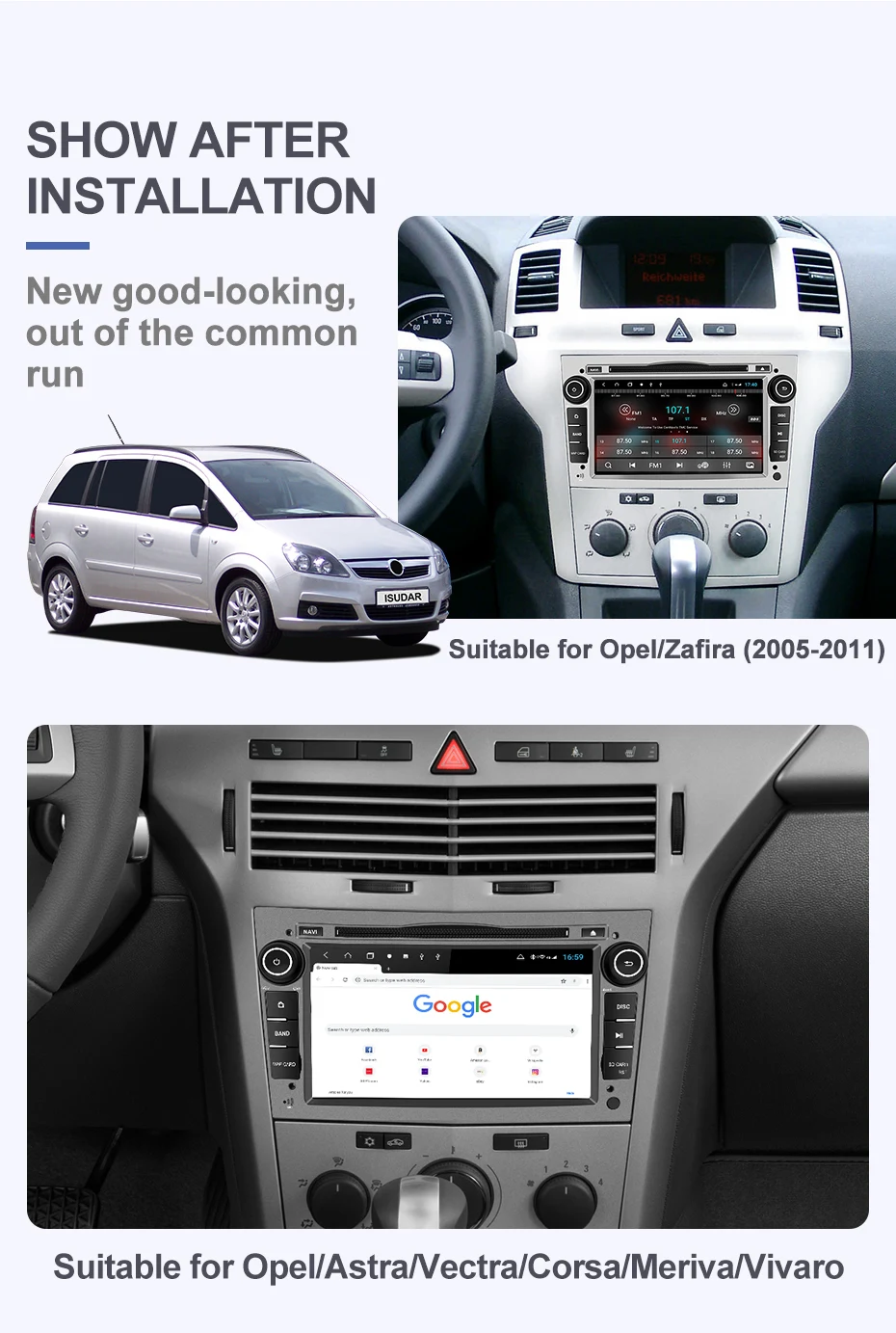 Sale Isudar H53 4G Android 2 Din Auto Radio For OPEL/ASTRA/Zafira/Corsa Car Multimedia DVD Player GPS 8 Core RAM 4GB ROM 64GB USB DVR 3 Sale Isudar H53 4G Android 2 Din Auto Radio For OPEL/ASTRA/Zafira/Corsa Car Multimedia DVD Player GPS 8 Core RAM 4GB ROM 64GB USB DVR 3