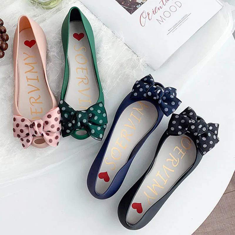 Shoes Woman Loafers | Ballerina Flat Shoes Women Polka Women's Shoes - Flats - Aliexpress