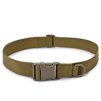 

Men Plastic Buckle Accessories Adjustable Fishing Tactical Belt Waist Support Waistband Casual Nylon Canvas Outdoor Sports