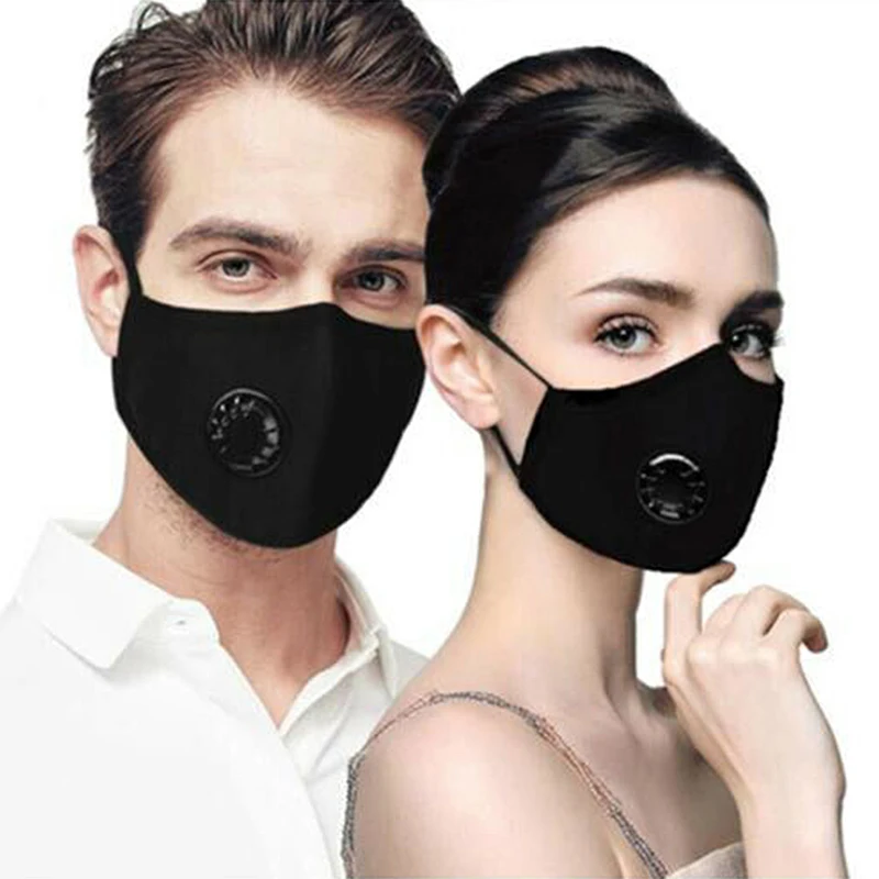 

Anti Pollution PM2.5 Mouth Mask Dust Respirator Washable Reusable Masks Cotton Unisex Mouth Muffle for Allergy Asthma Travel