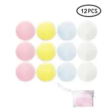 16 шт многоразовый спонж из микрофибры, средство для снятия макияжа для лица, хлопковые подушечки, двухслойные, для маникюра, для очистки, стирается с мешком для стирки