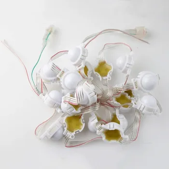 

20pcs /Lot 30mm DC12V WS2811 Module Diffused LED Pixel Module Full Color 3 LEDs 5050 RGB led lamp String modules Waterproof IP68