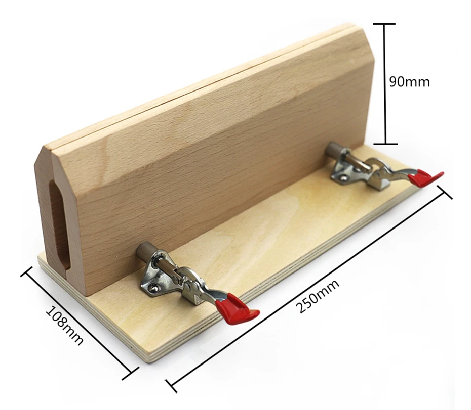 Деревянные швейные инструменты Кожа ремесло удерживающие зажимы DIY Ручная прошивка бука пони Зажимная рама кожаные инструменты