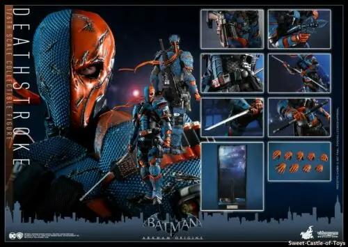 1/6 горячие игрушки фигурку DC Бэтмен Аркхэм орингис Deathstroke VGM30 в наличии|Игровые