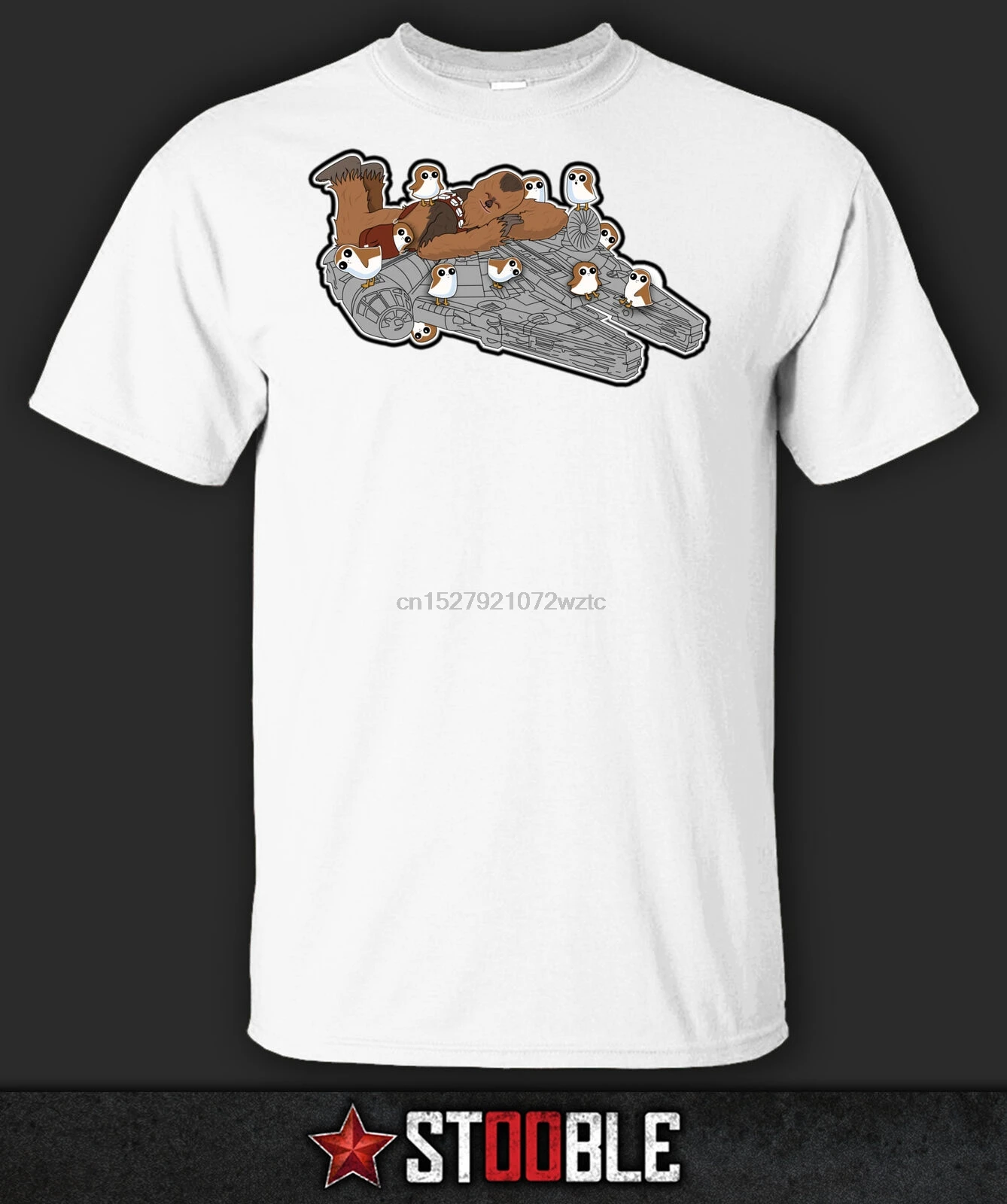 Porg Infestation T Shirt Прямая продажа со склада (1)|Футболки| |