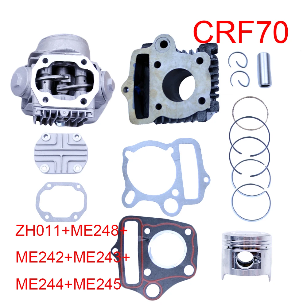 FLYPIG цилиндр поршневые кольца прокладка восстановление двигателя комплект для HONDA ATC70 CRF70 CT70 C70 TRX70 XR70 S65 70CC