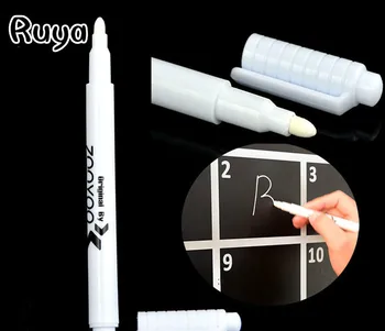 

White ballpoint chalk liquid blackboard pen kalem school educational supplies stationary education equipment office accessories