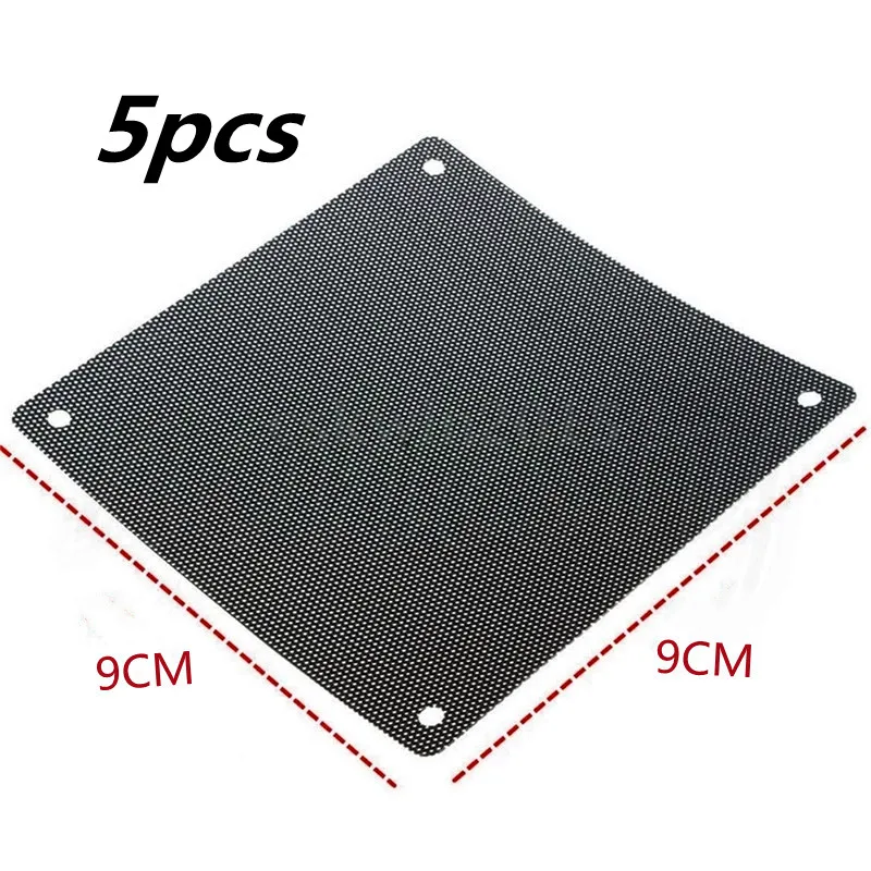 5PCS 80mm 90mm 120mm 140mm Computer PC Case Cooling Fan Dust Filter Mesh Net Cover Computer Guard PVC Cooling Fan Antidust Net chassis cooling dust filter pc case dust filter