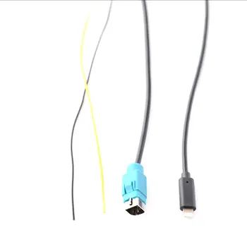 

Audio Cable For Alpine KCE-237B/123E/105E/117J X305S FOR iPnone7/8/X