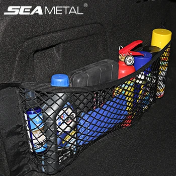 

Car Accessories Organizer Car Trunk Net Nylon SUV Auto Cargo Storage Mesh Holder Universal For Cars Luggage Nets Travel Pocket