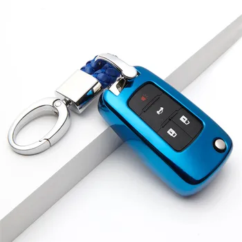 

TPU Car Key Cover Case Skin For Opel Astra G H J Chevrolet Cruze Aveo Buick Excelle Protection Key Bag Shell Holder Keyring