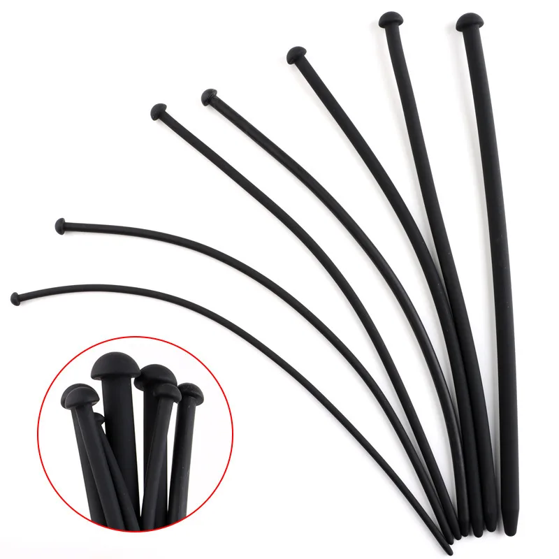 Silicone Urethral Catheter Dilator Sounding Penis Plug Insert Urethra Catheters Adult Sex Toys For Men Gay Horse Eye Stimulator For silicone urethral dilator,urethral dilator