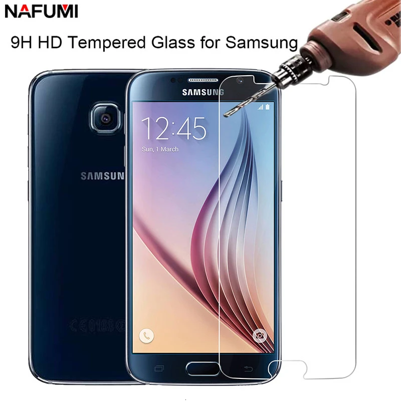 9H HD твердое закаленное стекло для защиты экрана телефона samsung Galaxy S6 S7 S2 Защитная