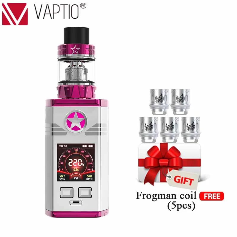 Vaptio Capt'n 220 Вт электронная сигарета комплект 2/4 мл распылитель с катушки