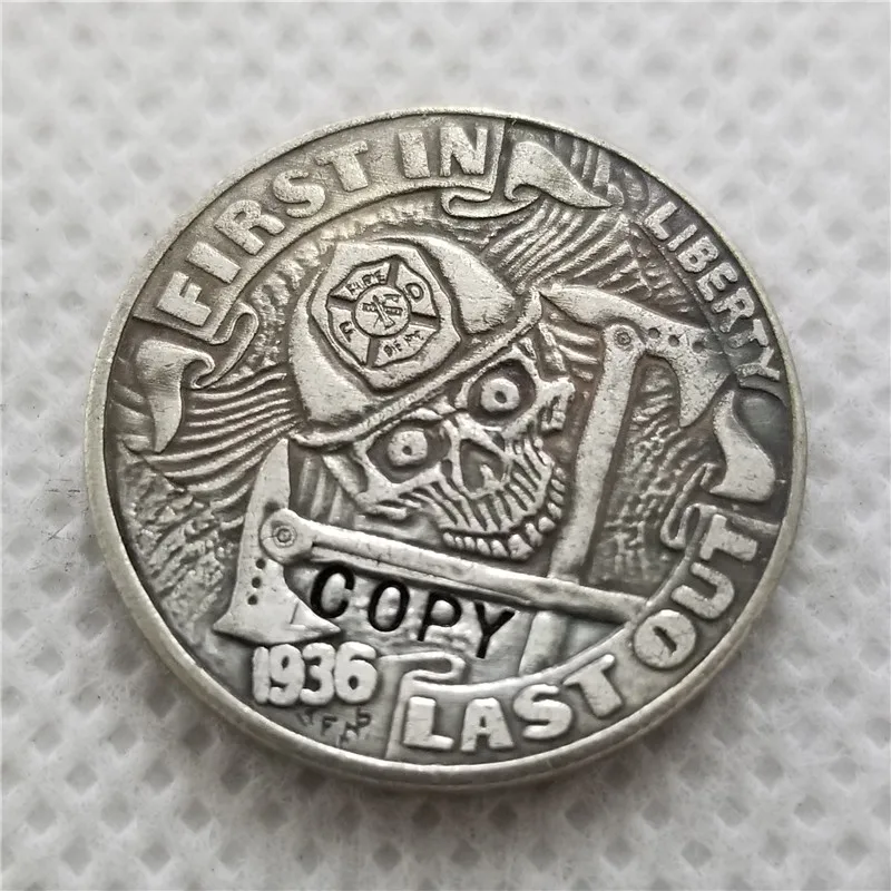 Hobo Nickel Coin_Type#51_1936-S BUFFALO NICKEL COIN COPY