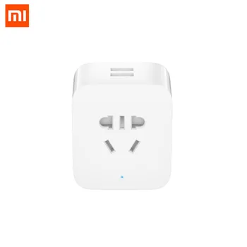 

100% Original Xiaomi WiFi Plug Socket Enhanced Version With Two USB Charge Port And Timer Count Down Function Via Phone APP