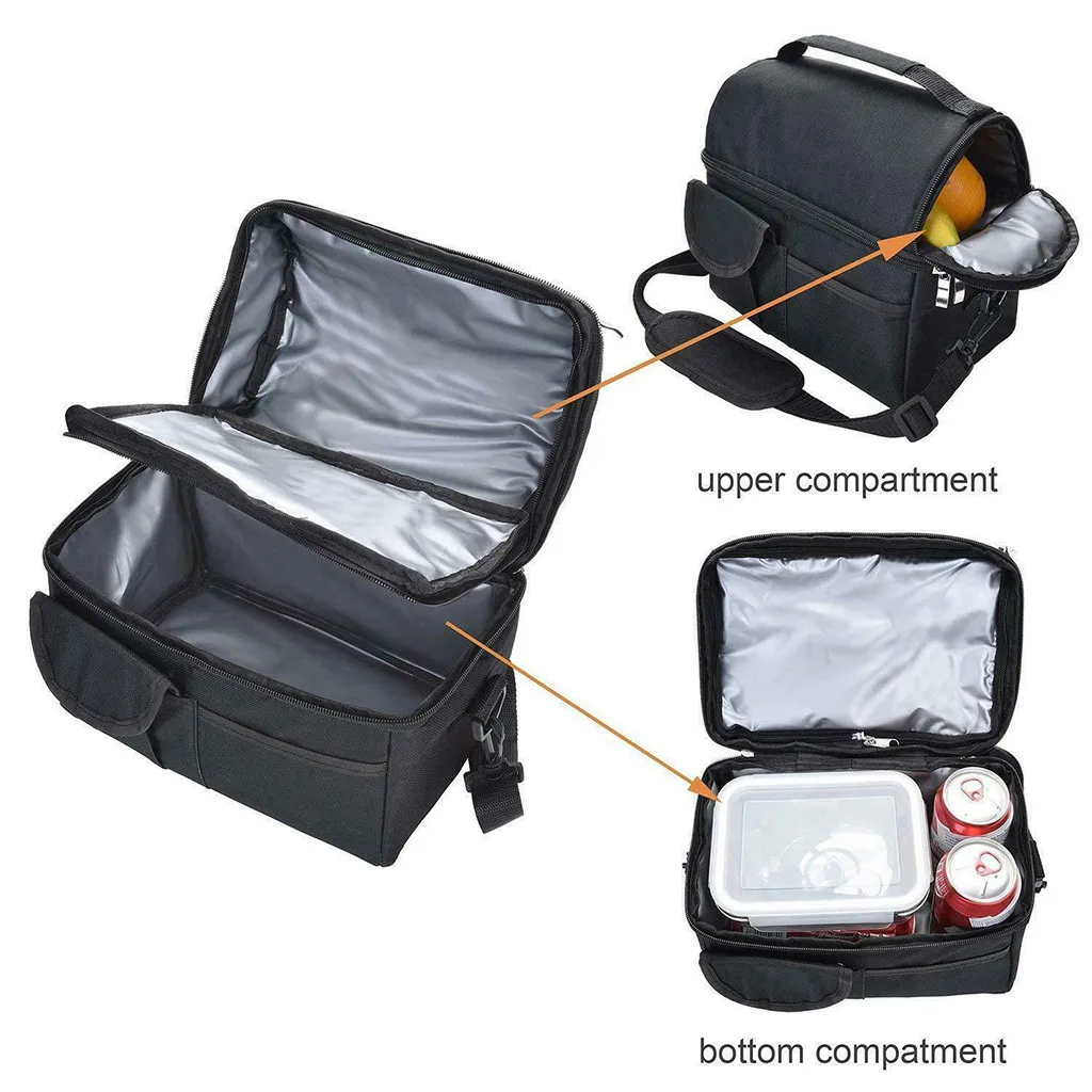 

Thermal Insulation Cooler Lunch Bag Picnic Bento Box Fresh Keeping Ice Pack Food Fruit Container Storage Accessory Supply Bags