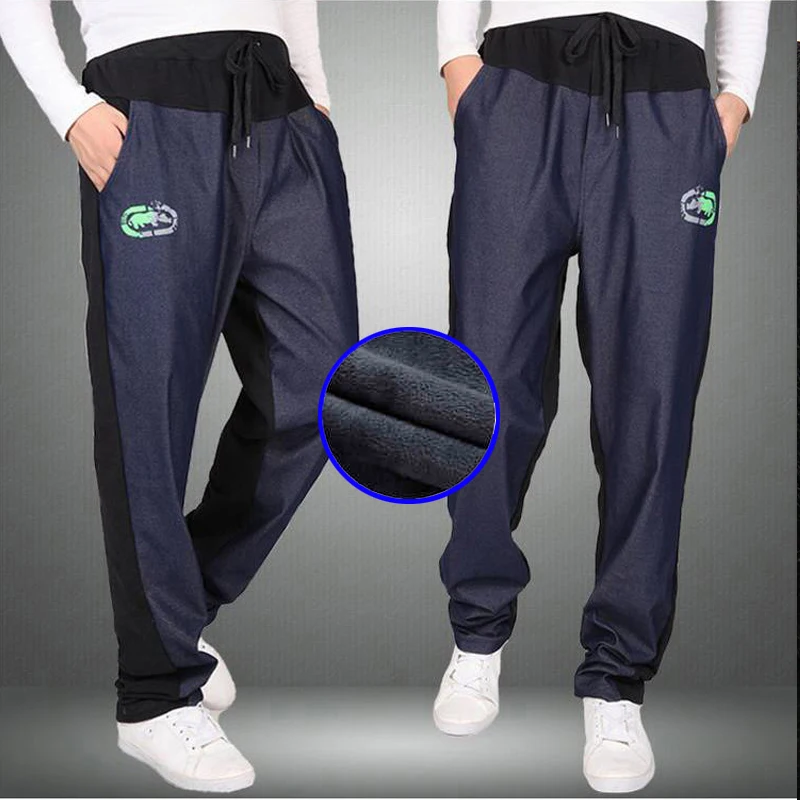 Warm winter pants men Joggers pants Hip Hop pants men clothes Streetwear men's trousers large size XXXL 4XL 5XL 6XL 7XL 8XL