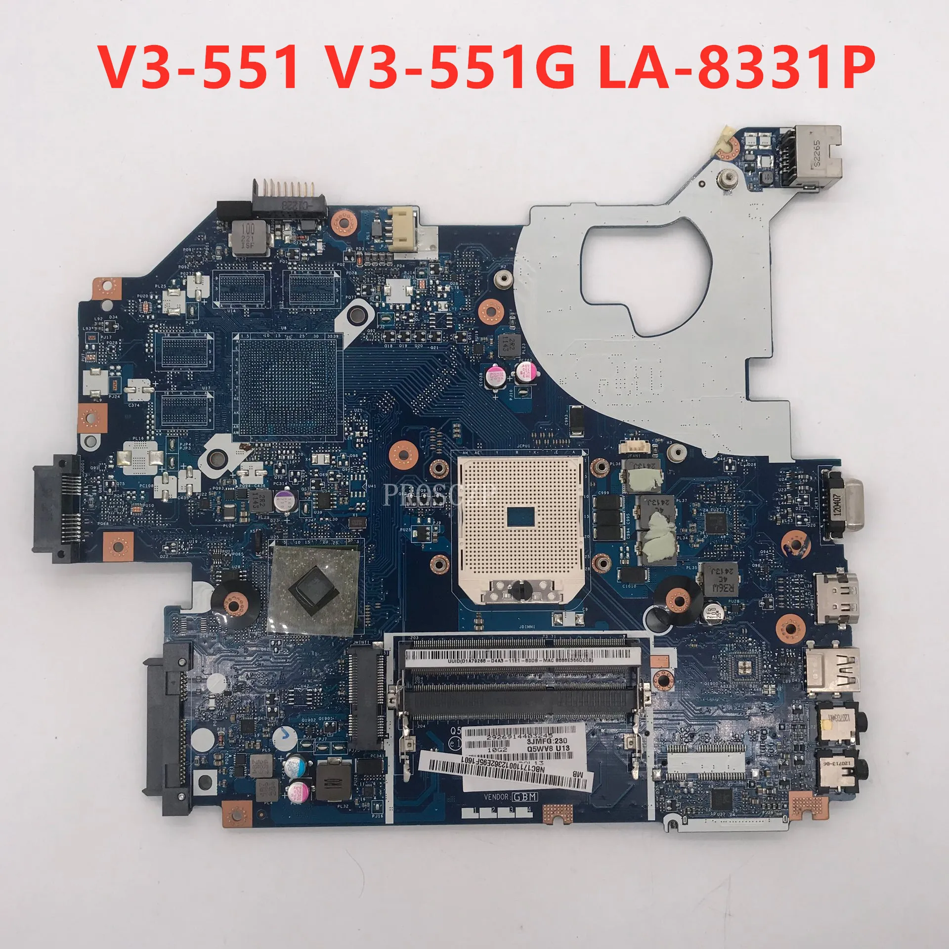 Для V3-551 V3-551g Материнская плата ноутбука Q5WV8 LA-8331P совместимость