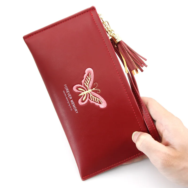 

New Korean version of zipper bag female bag card bag lady wallet purse coin purse clutch bag all-match female bag