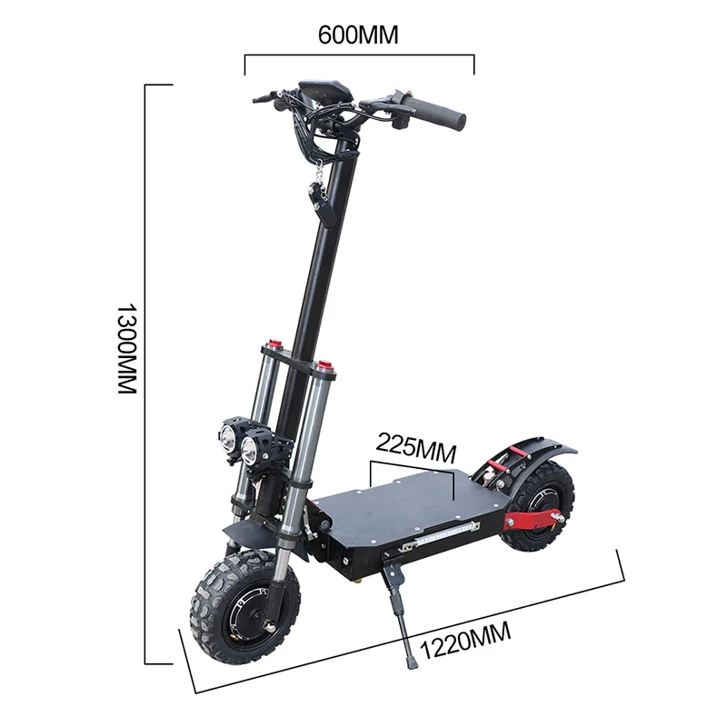 Скутер электрический с сиденьями JS 70 км/ч 52 в 2000 Вт 2600 11 дюймов|Электровелосипед| |