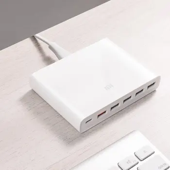 

Applicable For Millet Usb Charger Fast Charge Portable 6 Port Mobile Phone Charger Practical charger 60W