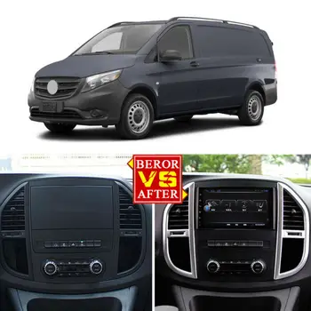 

Plastic Air Vent Trim Cover Center Console ABS For Mercedes-Benz Metris Vito 2014+ Auto Interior