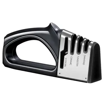 

Knife Sharpener Professional 3 Stages Kitchen Sharpening Stone Grinder Knives Whetstone Tungsten Diamond Ceramic Sharpener Tool