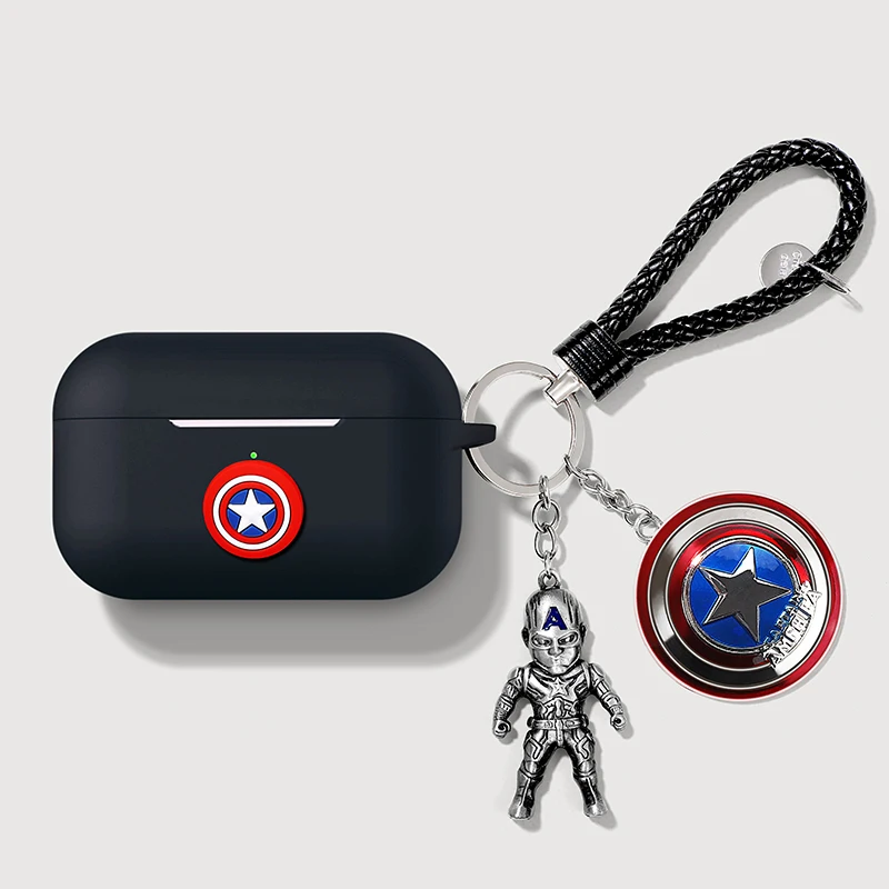

Cartoon Marvel Silicone Bluetooth Earphone Case For Apple AirPods Pro 3 Ultra-thin Cute Charger Box Protection Cover Funda Coque