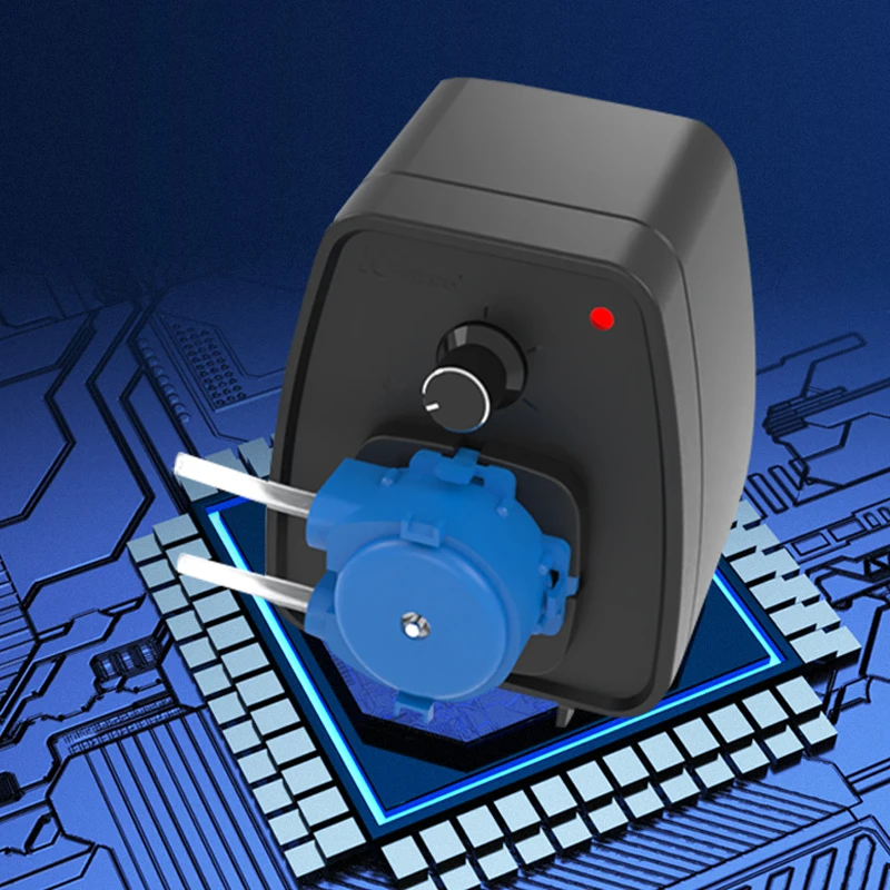 24V DC, bomba autoescorvante com fluxo ajustável,