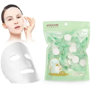 

Disposable Wrapped Masks Women Girls Cotton Mask Skin Tablets For Diy Mask Care Sheets Compressed Face C2Y9