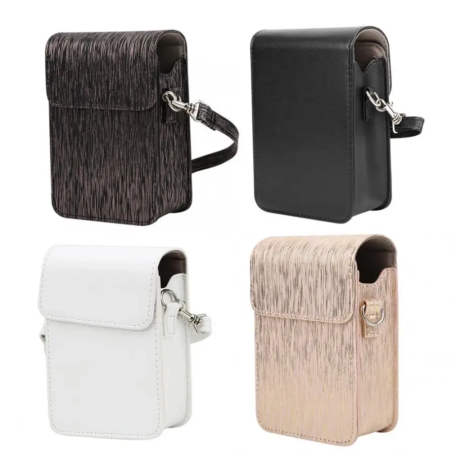 PU Leather Streamer Drawing Camera Portable Bag Case Protective Pouch Cover with Shoulder Strap For Instax mini LiPlay camera