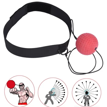 

Boxing Fight Ball Speedball with Head Band for Reflex Speed Training Punching Fitness Equipment