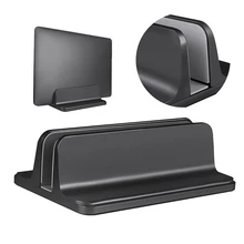 Алюминиевый Настольный вертикальный держатель подставка для ноутбука Регулируемый размер док-станции кронштейн для MacBook Air Pro 13 15