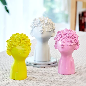 

Sales Ins Cute Resin Boys Statue Home Livingroom TV Cabinet Table Figurines Crafts Decoration Cafe Office Desktop Accessories