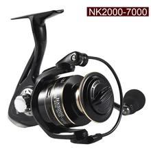 New 5.2:1 Fishing Reel NX2000-7000 10KG Max Drag Carp Saltwater Reel Spool Spinning Reel Fishing Tackle Accessories