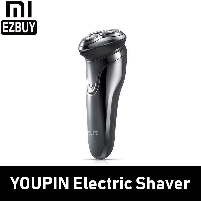 Xiaomi YOUPIN электробритва Мужская моющаяся USB перезаряжаемая Беспроводная 3D умная