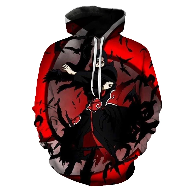 WY-1525 Naruto Series 3D Digital Print Hoodies Men Hoodies Spring Autumn New Youth Loose Sportswears Casual Long Sleeve Pocket Pullovers - Цвет: WY-1525