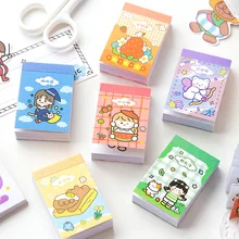 Mohamm – autocollant séries livre de petits haricots, étiquette Scrapbooking créative de décoration pour journal intime, papeterie fournitures scolaires, 50 pièces