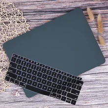 Светящийся зеленый матовый Мягкий сенсорный чехол для ноутбука MacBook Air Pro retina 11 12 13 15 дюймов A2159 A1932 чехол с клавиатурой