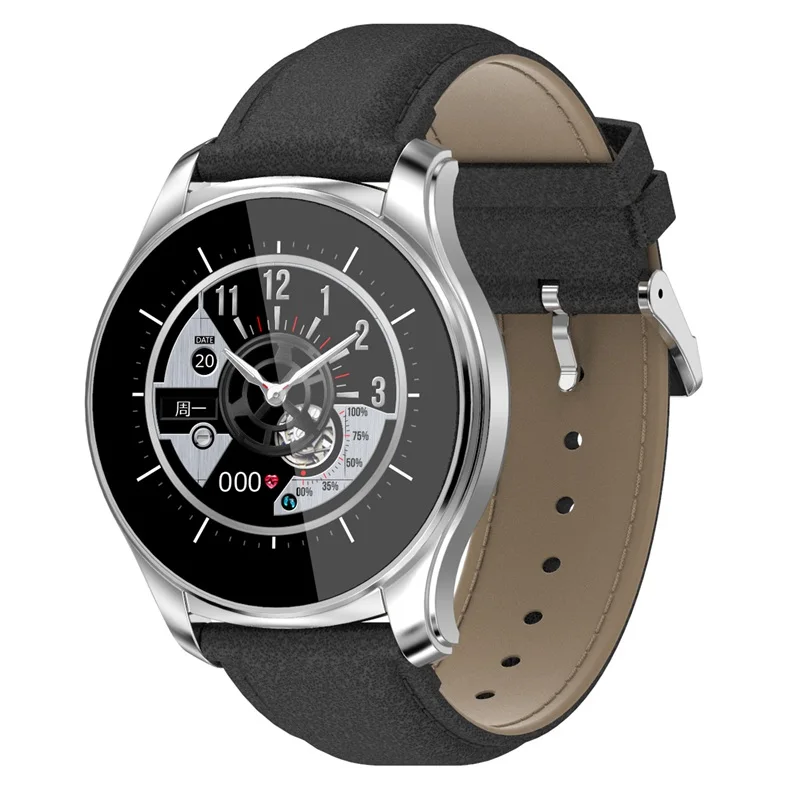 Новые умные часы для мужчин 3D динамический UI smartwatch кровяное давление пульсометр ECG модные спортивные умные часы - Цвет: Серебристый