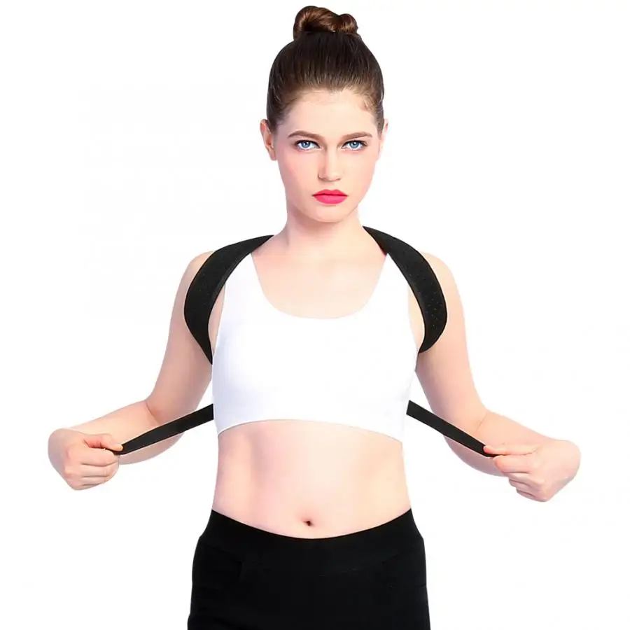 

Men Women Posture Corrector Support Brace Magnetic Back Shoulder Belt Adjustable Back Support