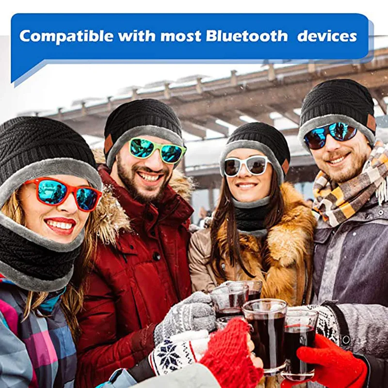 Зимний теплый шарф для Bluetooth шапка наборы ухода за кожей сверхмощные наушники