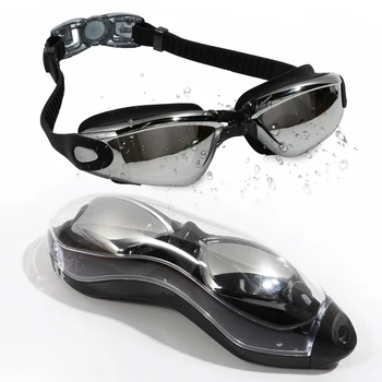 

Swim Goggles Swimming Goggles No Leaking Anti Fog UV Protection Triathlon Swim Goggles with Free Protection Case for Child