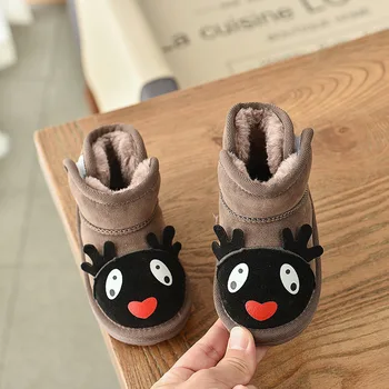 

Children's Snow Boots Boys Shoes 2019 Winter Cute Cartoon Girl Thick Warm Baby Cotton Shoes Winter Boots for Girls