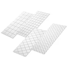 4 шт./компл. сетка прозрачная текстура коврик торт украшения инструменты форма для торта 72XF