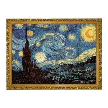 

1Pc Starry Night Jigsaw Van Gogh Oil Painting 1000 Pieces Jigsaw Puzzle Jigsaw Puzzle for Kids Kid Adult