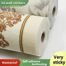 

3D Wall Sticker Living Room Bedroom TV Wall Decoration 3D Foam Wallpaper Waterproof Self Adhesive Wall Sticker Home Decoration
