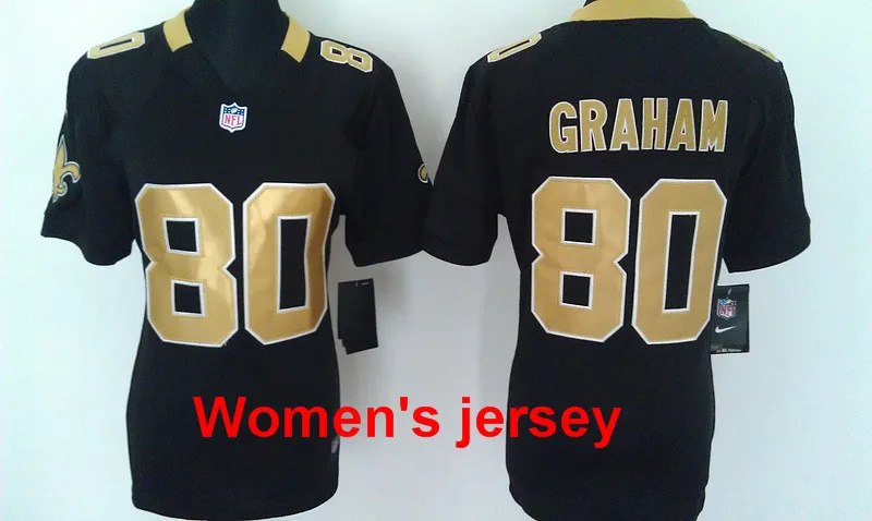 20 A+++ женские сшитые футболки New Orleans s ladies 9 Drew Brees 80 Jimmy Graham 10 Brandin Cooks 43 Darren Sproles - Цвет: 20