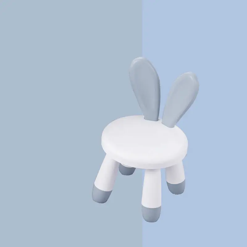 Children's Furniture Baby Chair Children Stool Footboard Indoor Bench Rabbit Deer Shape Children Chair Cute Rabbit Gift